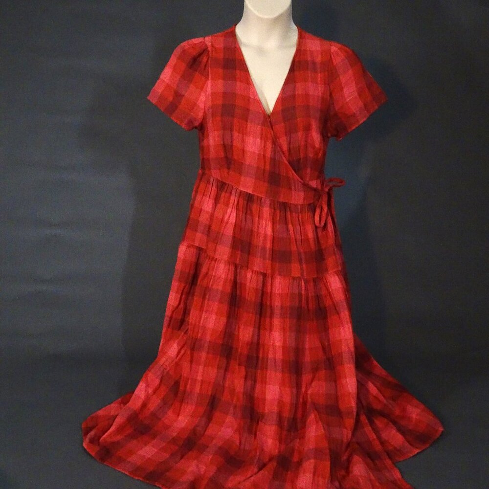 Universal Thread Red Plaid Dress